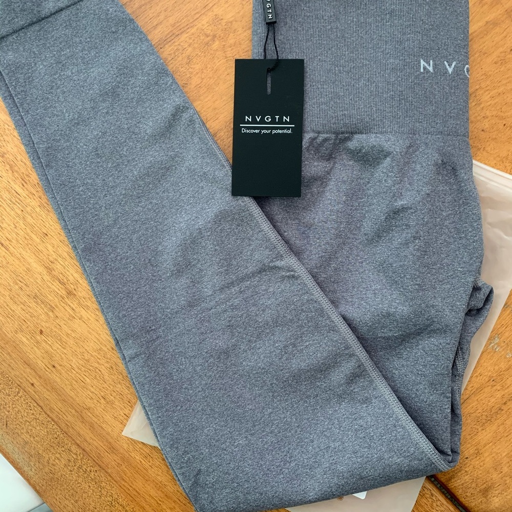 NVGTN Grey Contour Seamless Leggings